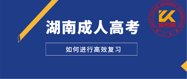 2021年湖南成人高考如何進(jìn)行高效復(fù)習(xí) 2021年湖南成人高考如何進(jìn)行高效復(fù)習(xí)
